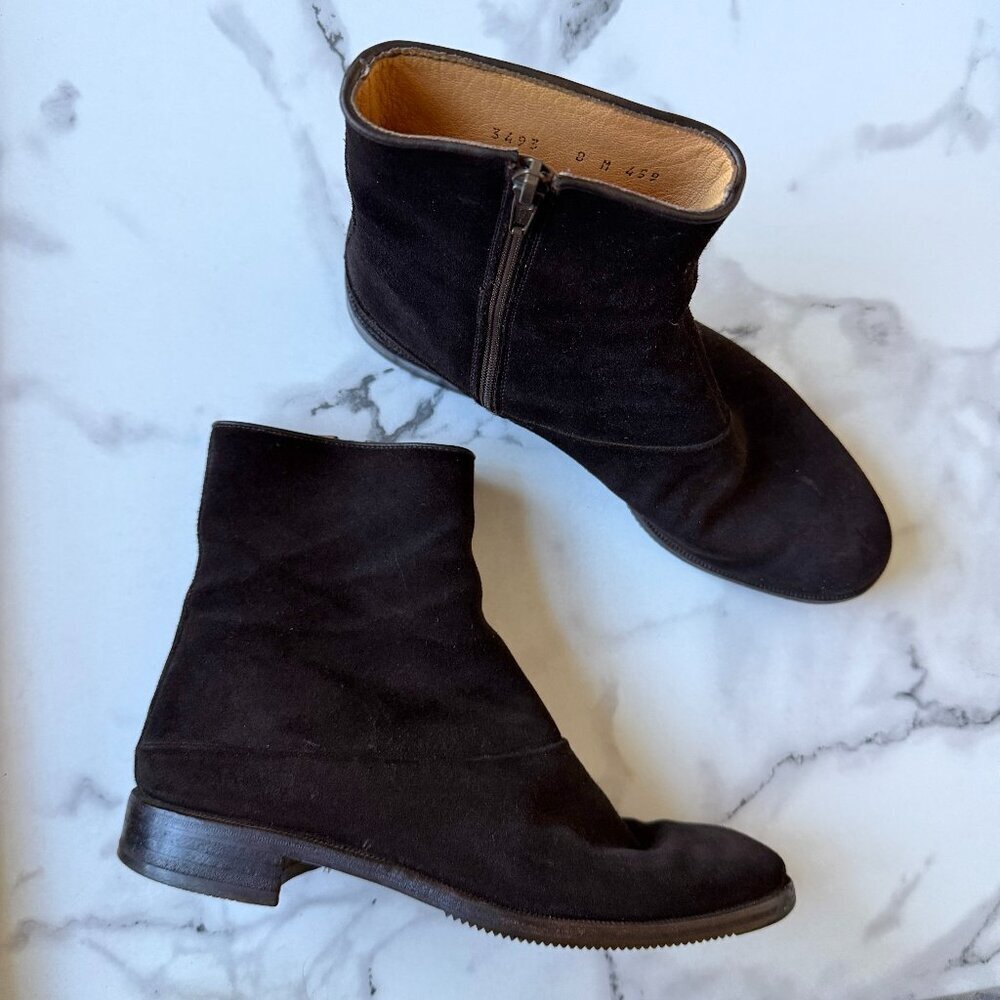 Gravati for Neiman Marcus Brown Suede Ankle Boots Size 8